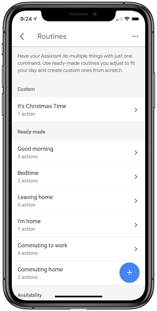 Google Home Routines With New